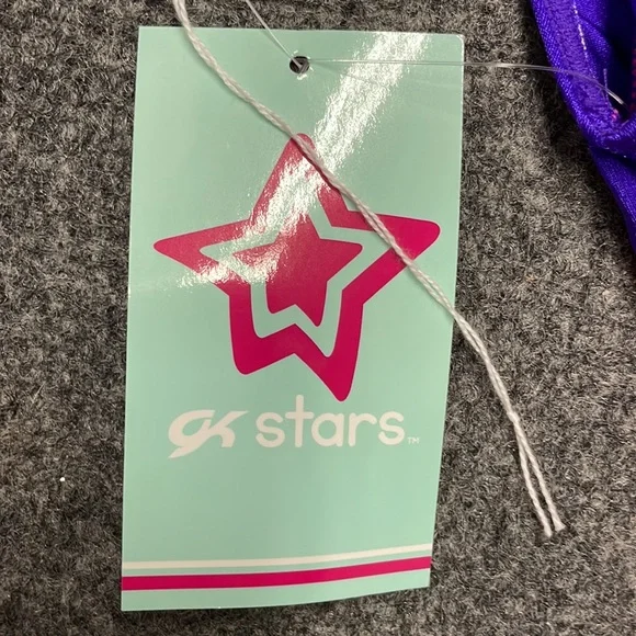 NWT Gk stars gymnastics tumbling dance leotard size CXS and CM